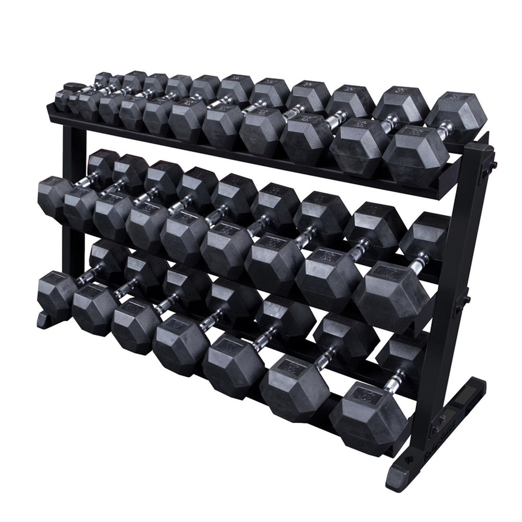 Body-Solid GDRT6B Third Tier for GDR60B Dumbbell (Black), view 2