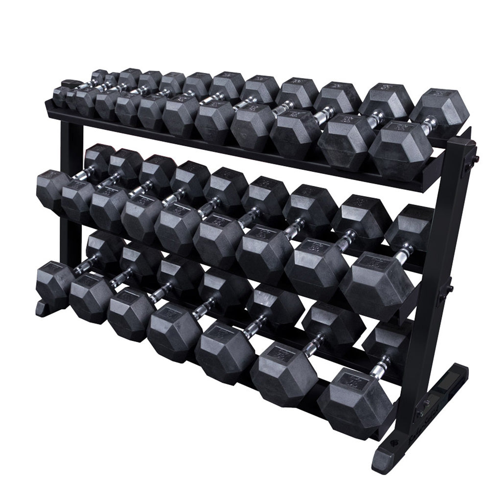 Body-Solid GDRT6B Third Tier for GDR60B Dumbbell (Black), view 2