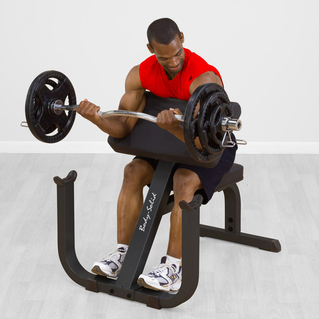 Body-Solid GPCB329B Preacher Curl Bench, view 4