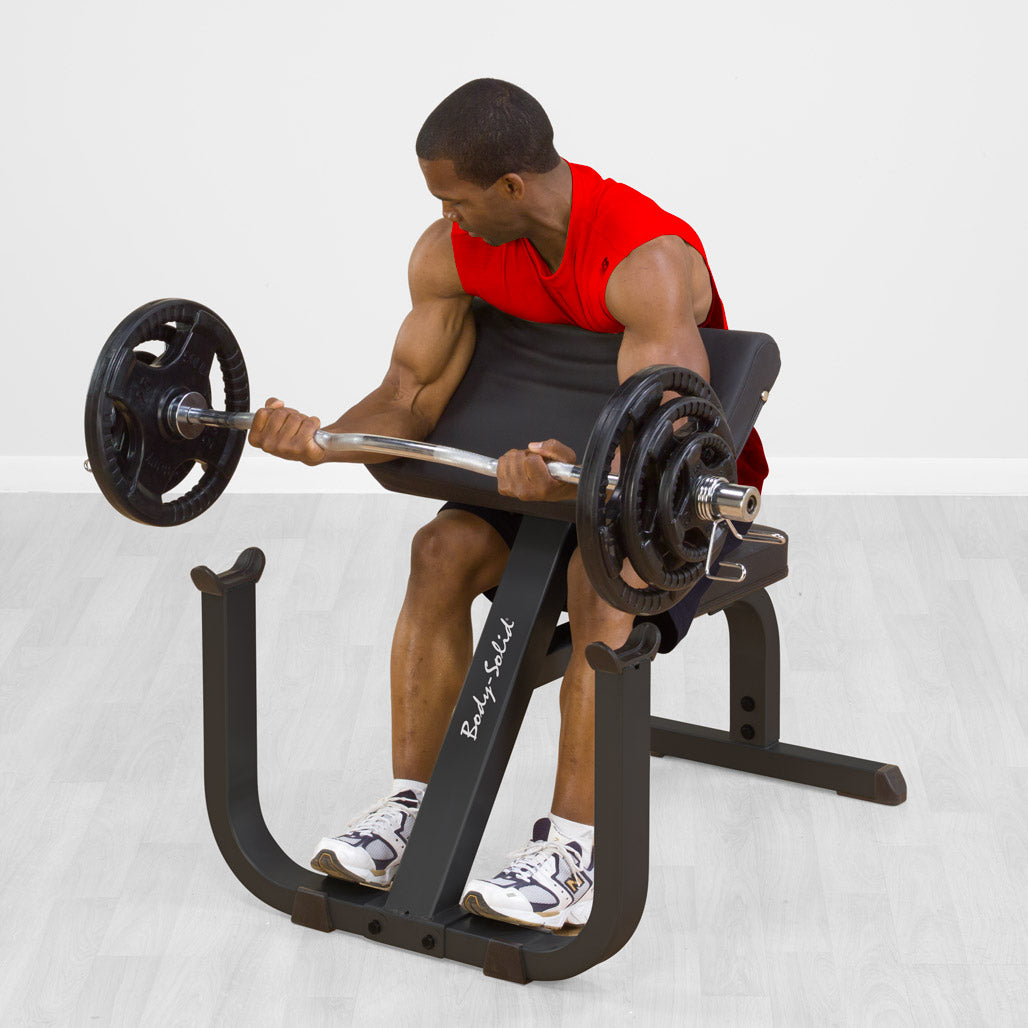 Body-Solid GPCB329B Preacher Curl Bench, view 5