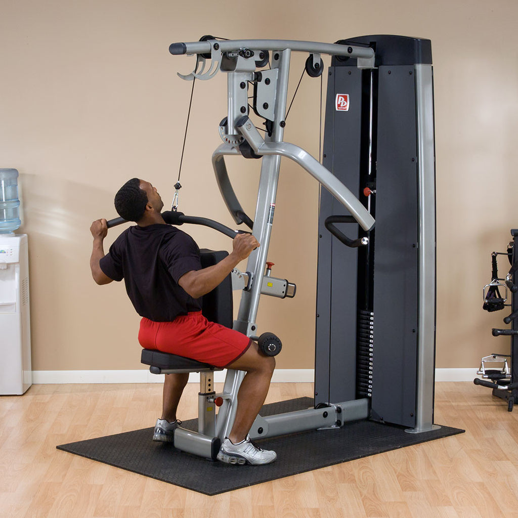 Body-Solid Pro ClubLine ProDual Press / Lat Machine, Freestanding (DPLSSF), view 2