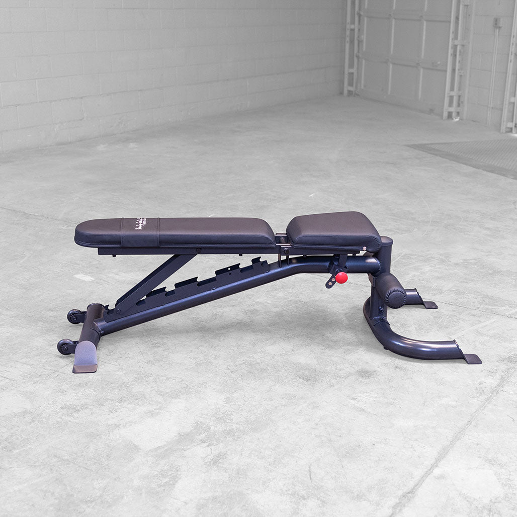 Body-Solid GFID100B Flat/Incline/Decline Bench, Black Frame, view 6