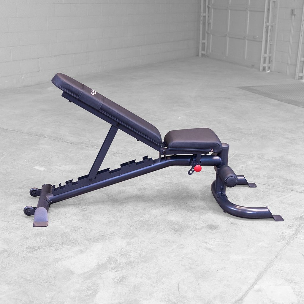Body-Solid GFID100B Flat/Incline/Decline Bench, Black Frame, view 5
