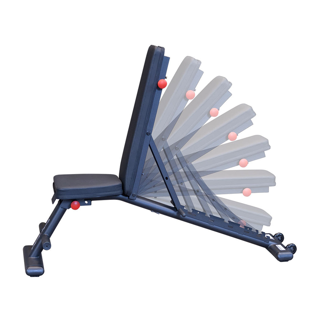 Body-Solid GFID225B Fully Assembled Folding Bench, view 3