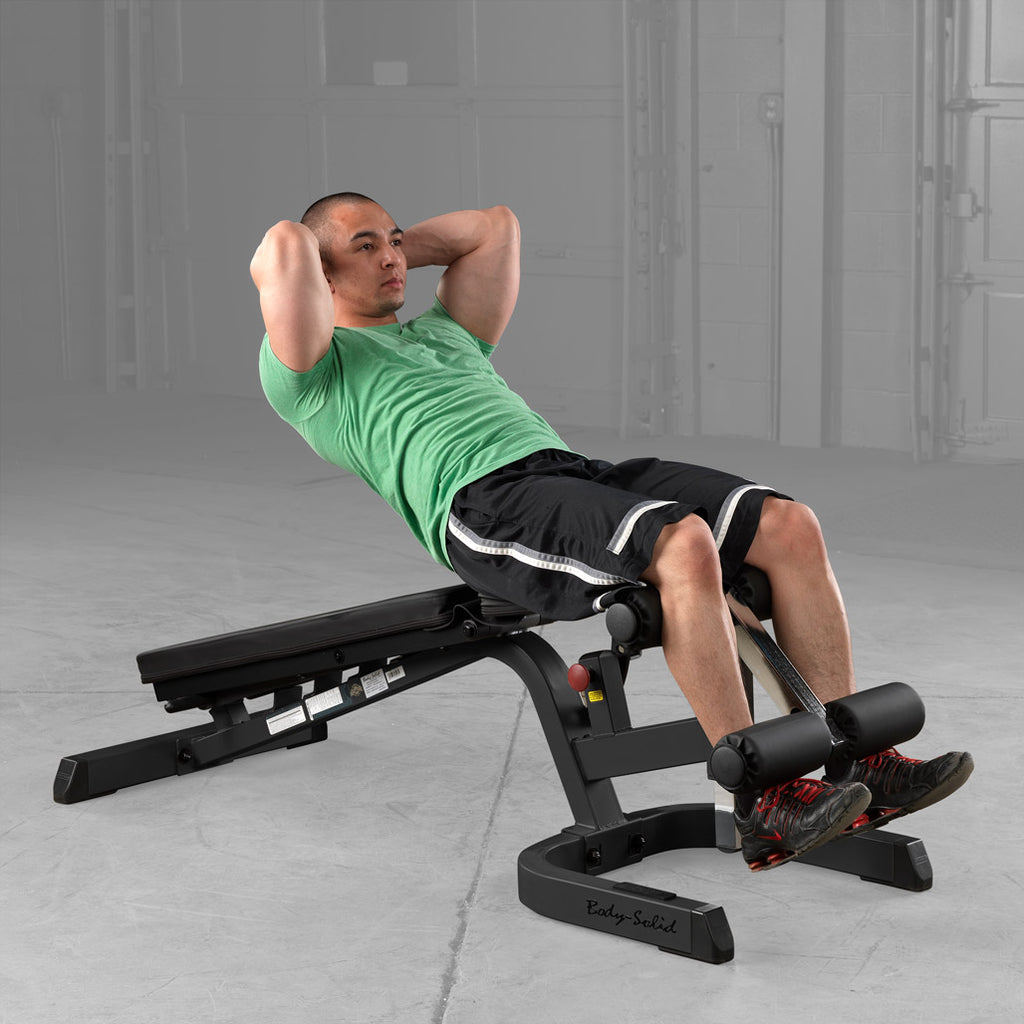 Body-Solid GFID71B Heavy Duty Flat/Incline/Decline Bench, view 8