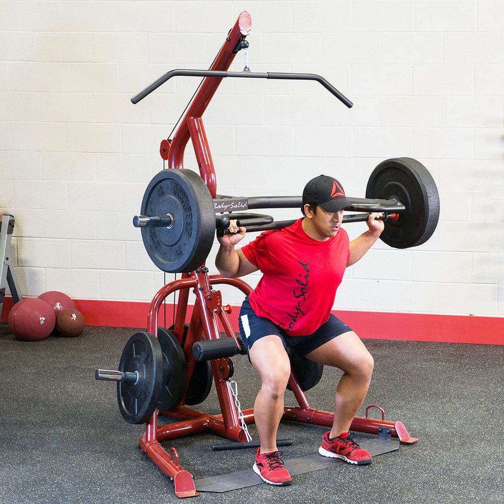 Body-Solid GLGS100B Corner Leverage Gym, no bench, view 3