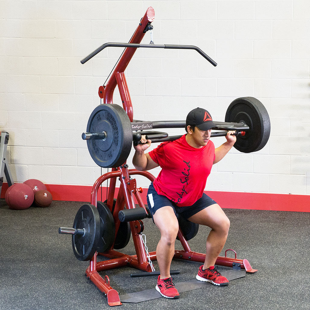 Body-Solid GLGS100B Corner Leverage Gym, no bench, view 3