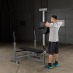 Body-Solid GLRA81B Lat Pull Down/Seated Row Attachment for Benches, view 4