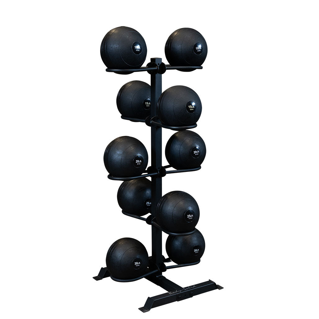 Body-Solid GMR20 Wall Ball, Medicine Ball Rack Holds 10, view 3