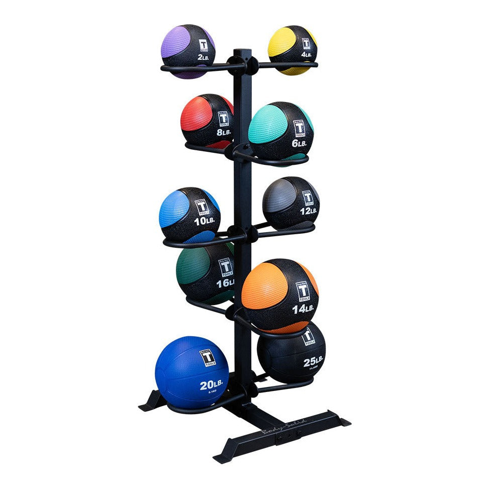 Body-Solid GMR20 Wall Ball, Medicine Ball Rack Holds 10, view 2