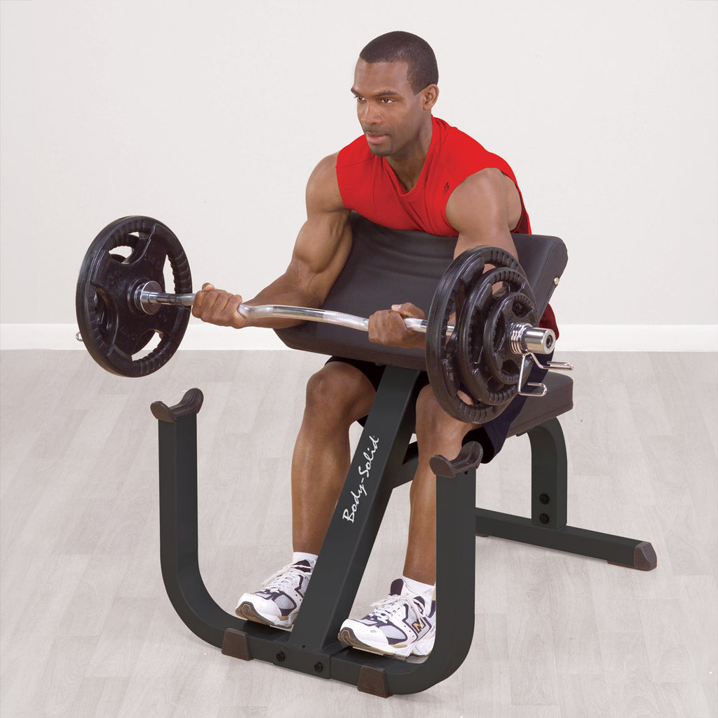 Body-Solid GPCB329B Preacher Curl Bench, view 3