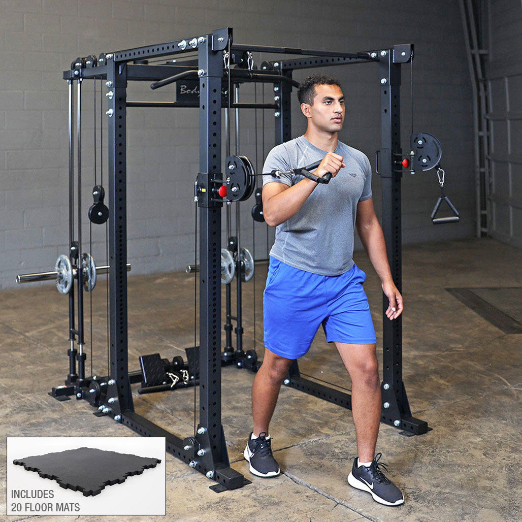 Body-Solid Pro Power Rack with Functional Trainer Package - photo 2