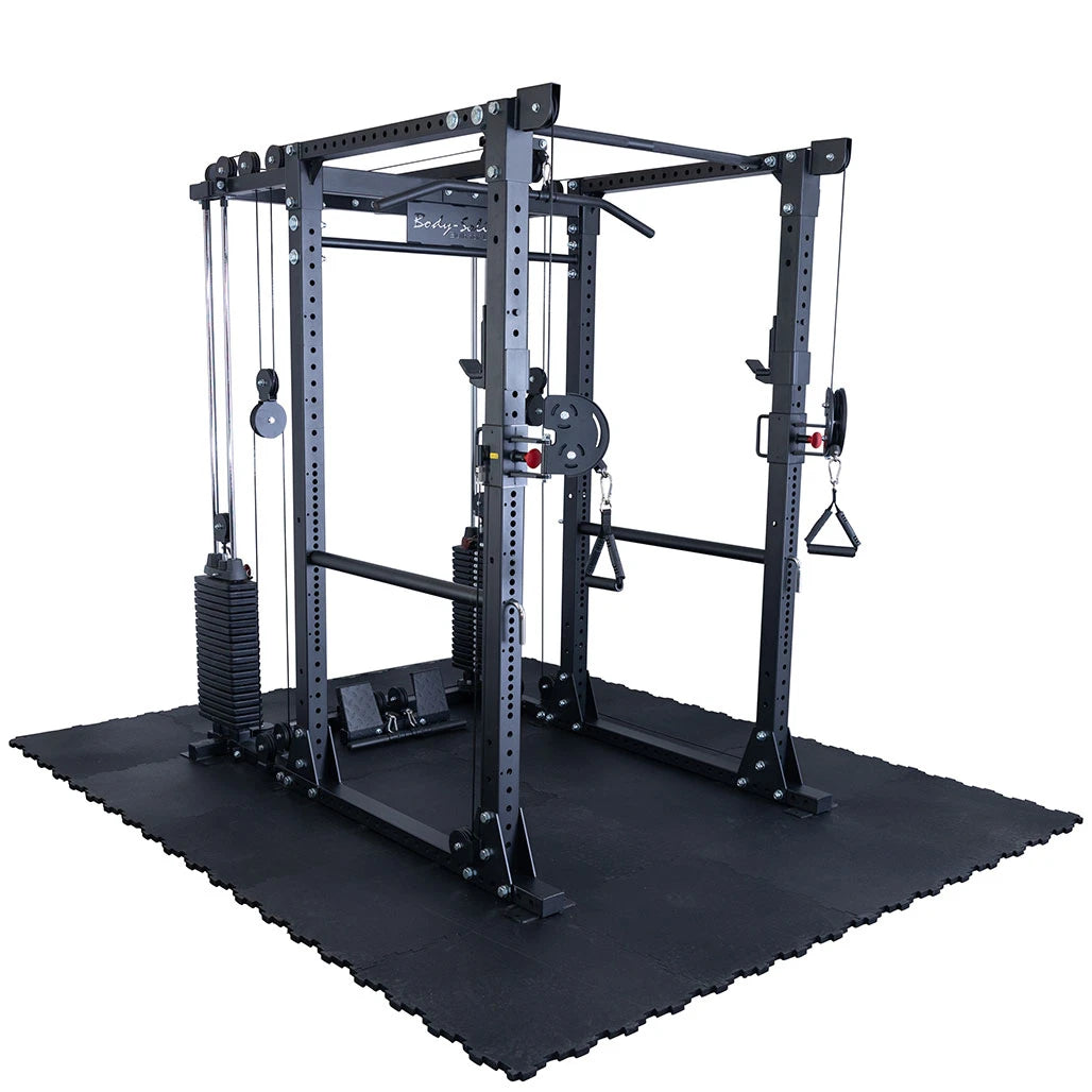Body-Solid Elite Power Rack with Dual-Stack Functional Trainer Package - photo 1