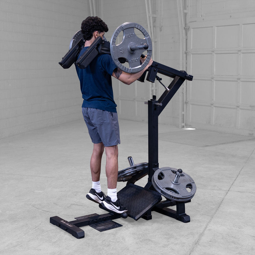 Body-Solid GSCL360B Leverage Squat/Calf Machine, view 4