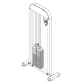 Body-Solid GSTCK Stack for attachments