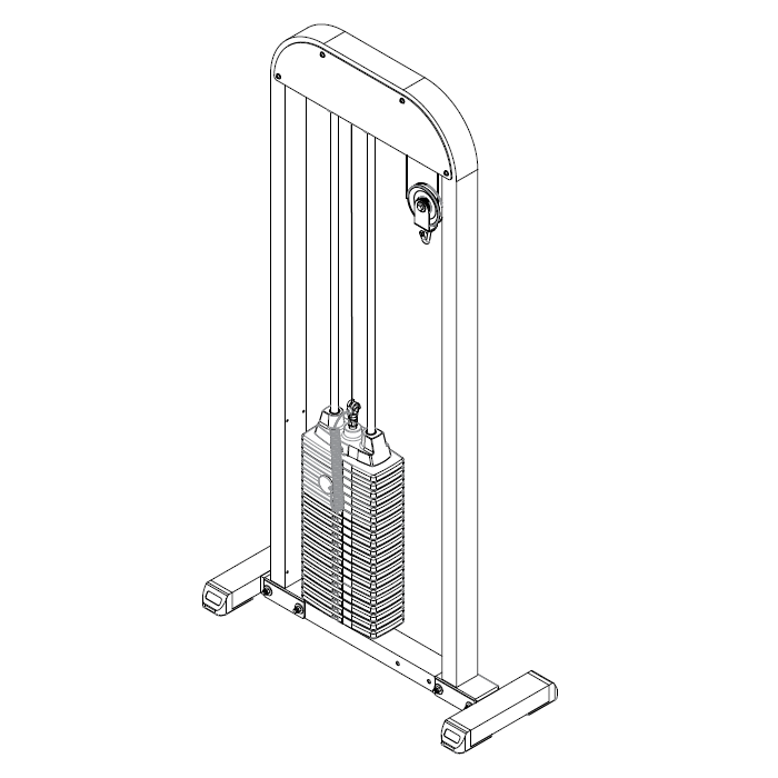 Body-Solid GSTCK Stack for attachments