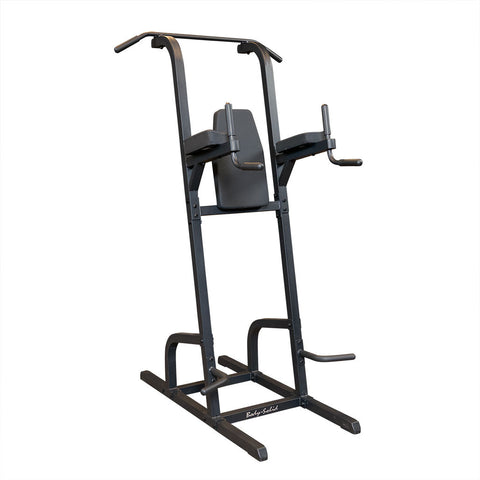 Torre de ejercicios Body-Solid GVKR82B para elevación de rodillas y dominadas, GVKR82