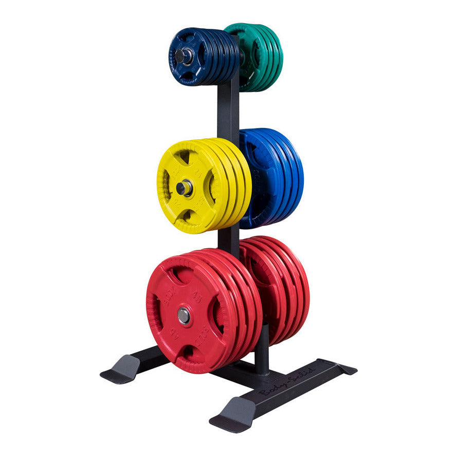 Body-Solid GWT56 Olympic Plate Tree and Bar Holder, view 3