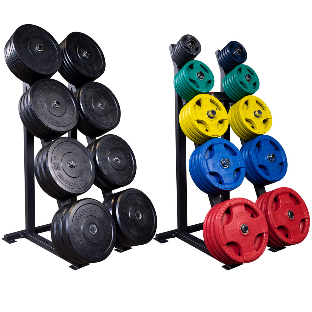 Body-Solid GWT76 Capacity Olympic Weight Tree, view 4