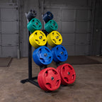 Body-Solid GWT76 Capacity Olympic Weight Tree, view 2
