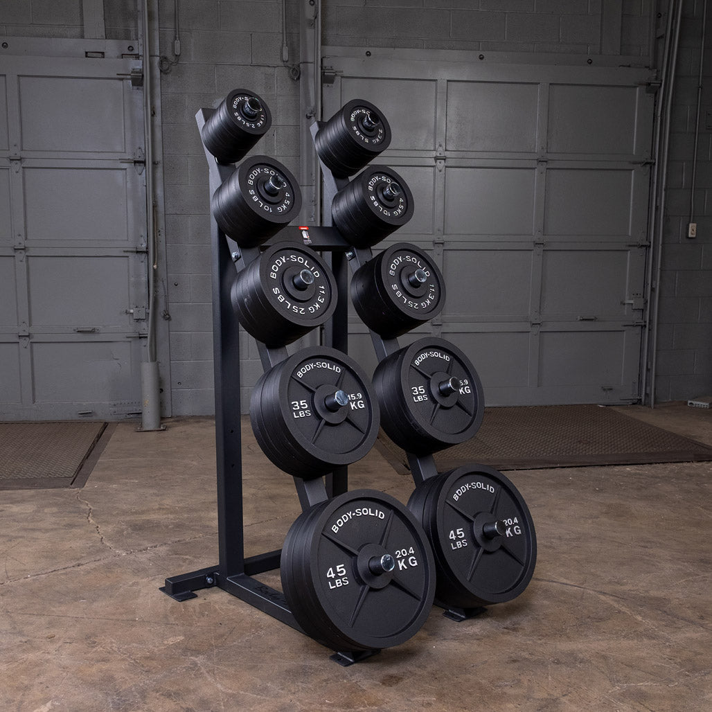 Body-Solid GWT76 Capacity Olympic Weight Tree, view 3