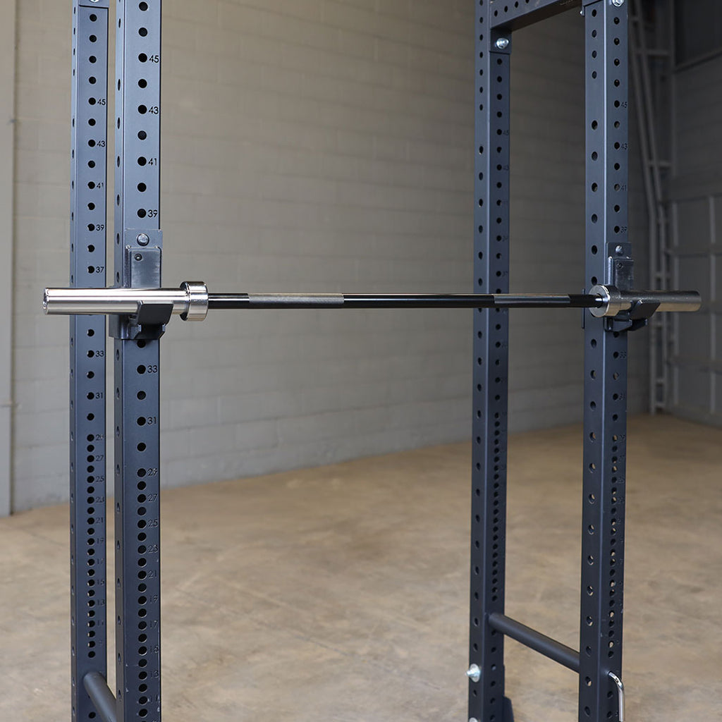 Body-Solid OB72B Oly Bar-6 feet. Black - 30mm grip -space between collars 46", view 3