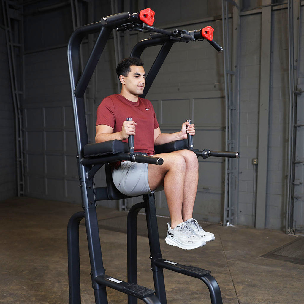Body-Solid Pro ClubLine SVKR1000B Vertical Knee Raise and Dip, view 5