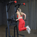 Body-Solid Pro ClubLine SVKR1000B Vertical Knee Raise and Dip, view 3