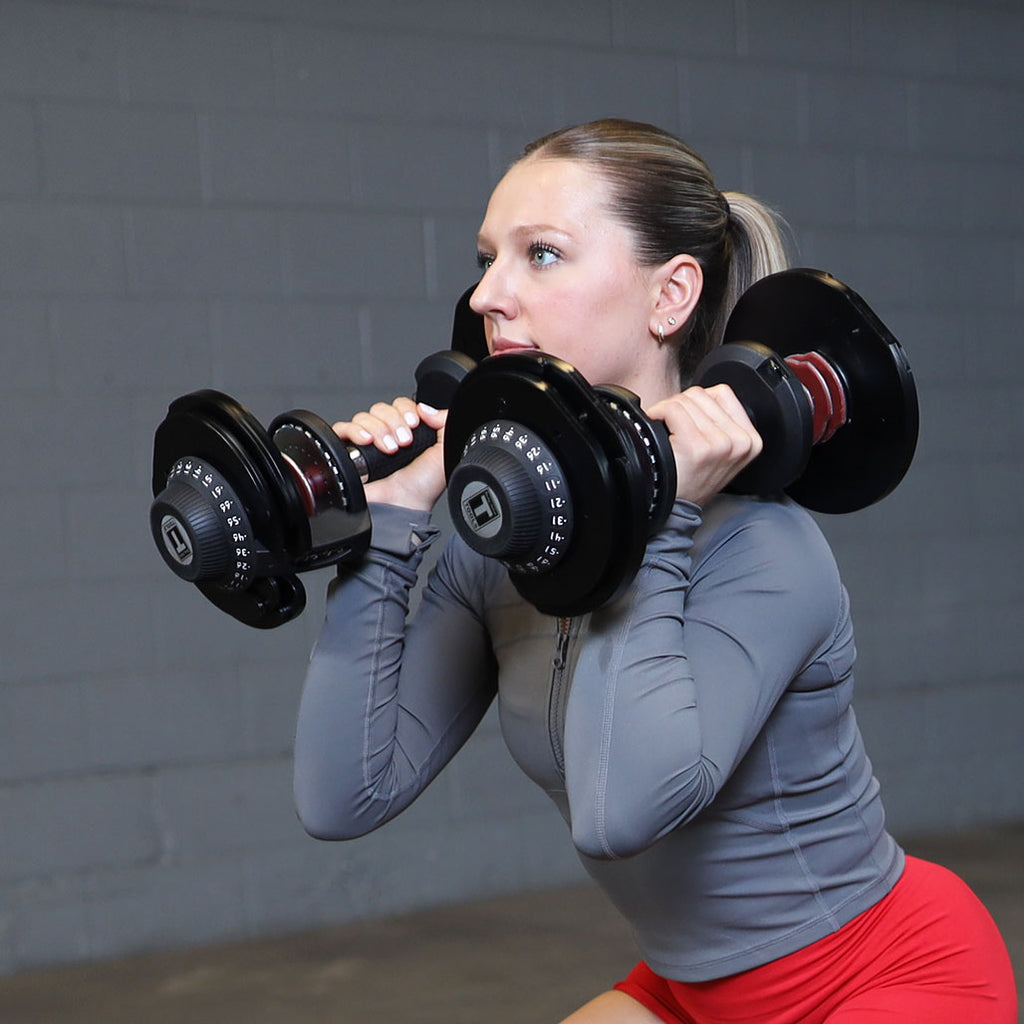 Body-Solid SDBX132 Adjustable Dumbbells 11-66 lb (Pair), view 8