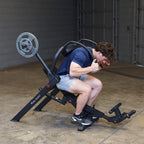 Body-Solid GAB300B Ab Crunch Bench Seated, view 3