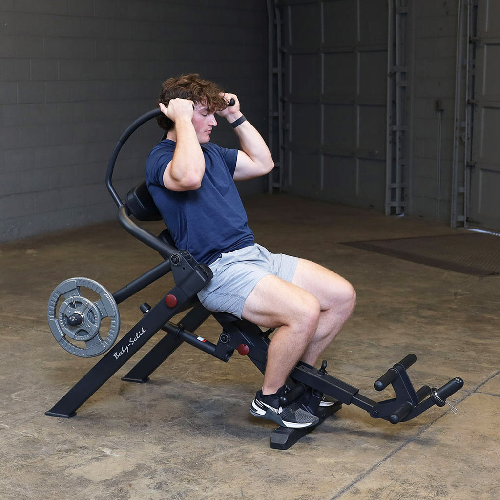 Body-Solid GAB300B Ab Crunch Bench Seated, view 4