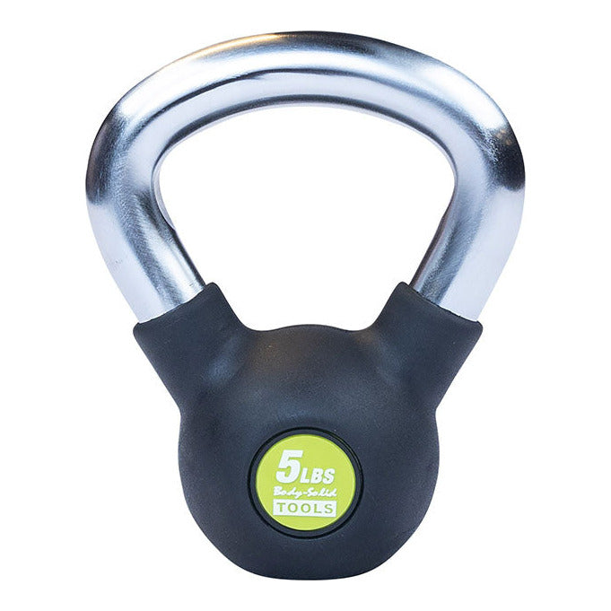 Body-Solid KBZ Premium Rubber Kettlebells with Chrome Handle, view 2