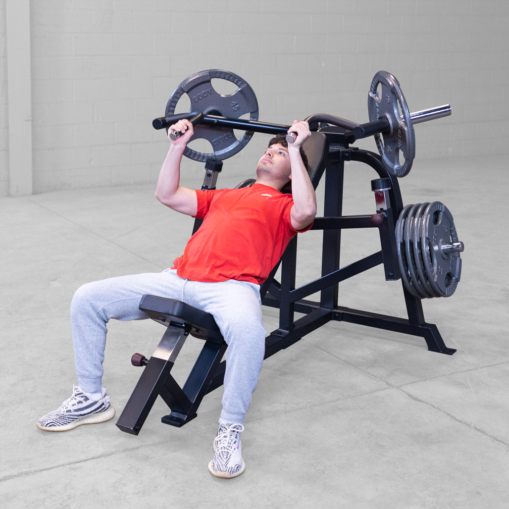 Body-Solid Pro ClubLine LVIPB Leverage Incline Press, view 5