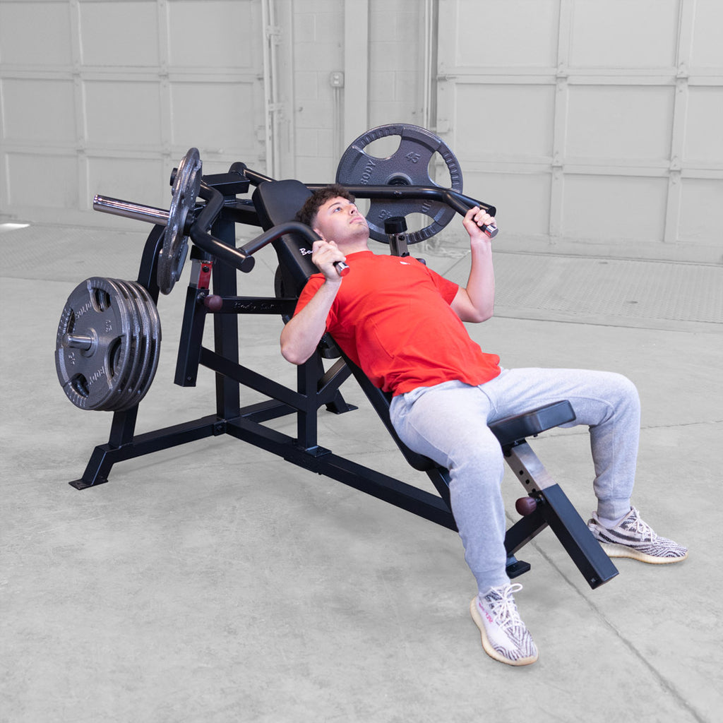 Body-Solid Pro ClubLine LVIPB Leverage Incline Press, view 4
