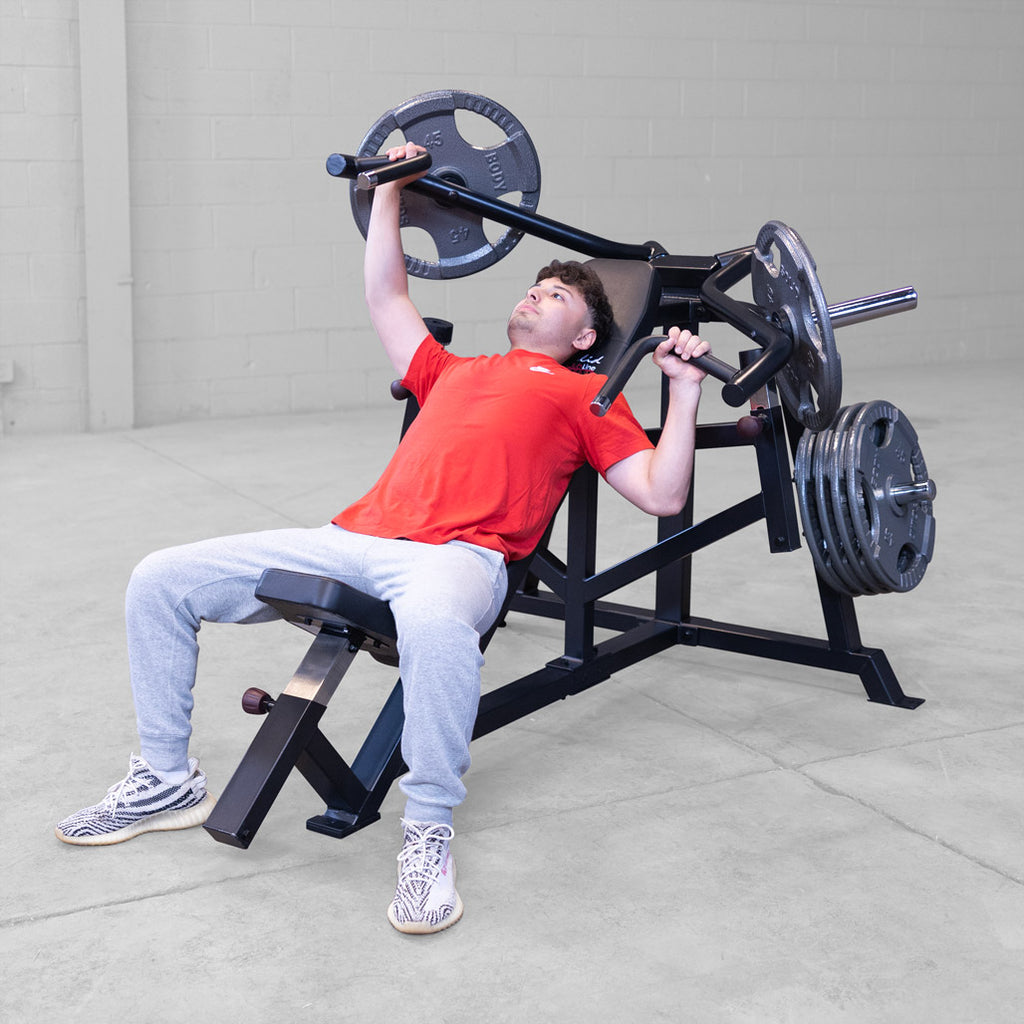 Body-Solid Pro ClubLine LVIPB Leverage Incline Press, view 3