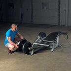 Body-Solid LVLC PCL Leverage Leg Curl, view 4