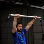 Body-Solid MB100A Aluminum Revolving Dual Cable Straight Bar for Functional Trainer, view 2