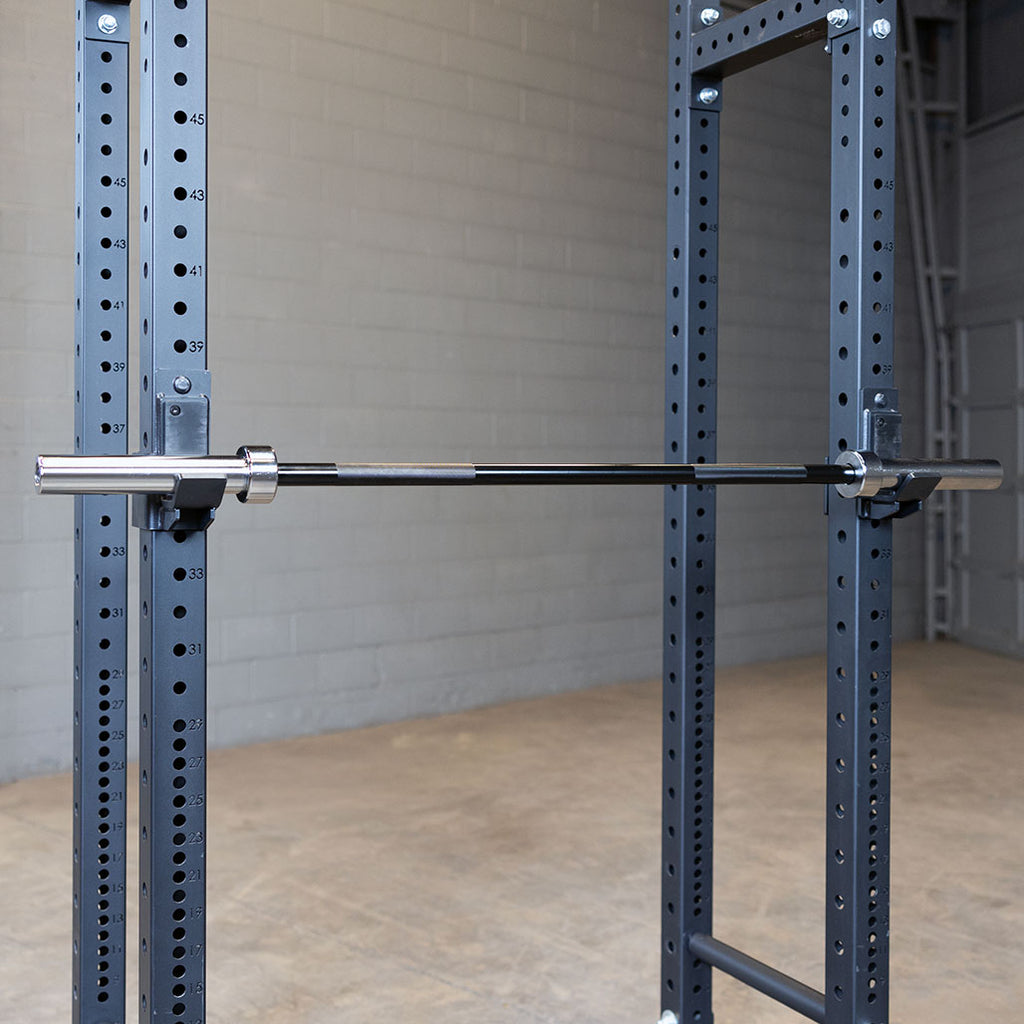 Body-Solid OB60B Oly Bar-5 feet, Black - 30mm grip -space between collars 37", view 3