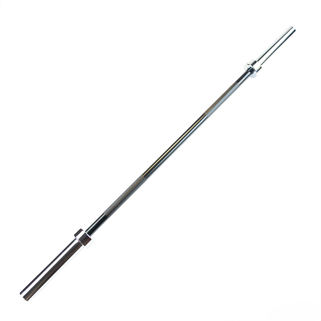 Body-Solid OB72B Oly Bar-6 feet. Black - 30mm grip -space between collars 46", view 4