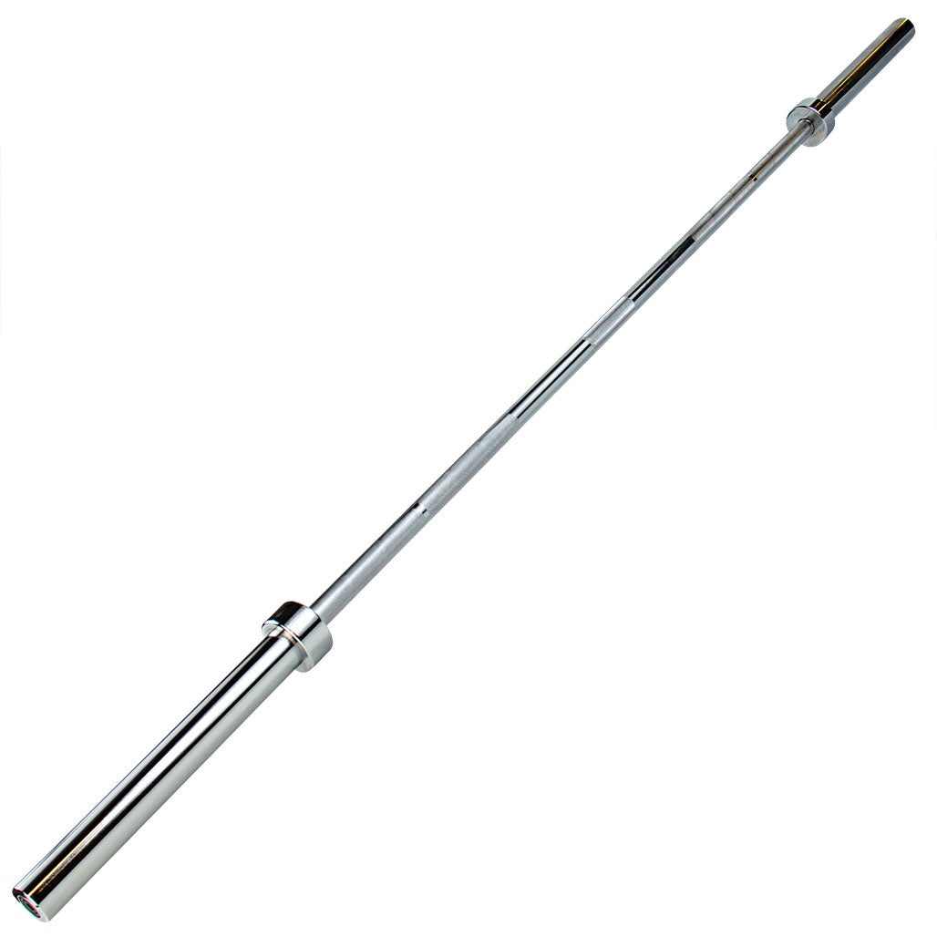 Body-Solid OB86C Oly Bar-7 feet, Chrome - 30mm grip -space between collars 51.5", view 3