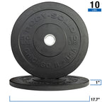 Body-Solid OBPX10 Black 10 lb Chicago Extreme Bumper, 17.72", Full Commercial, 1 Year Warranty, view 2