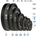 Body-Solid 2.5 lb 2 inch Olympic Plates