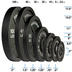 Body-Solid 2.5 lb 2 inch Olympic Plates
