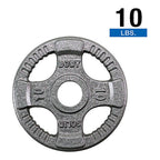 Body-Solid OPT10 Gray Cast Grip Plate 10lb, view 2
