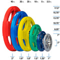 Body-Solid ORC5 Color Grip Plate Dark Blue 5lb