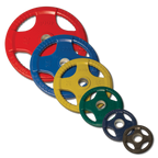 BodySolid GS348Q Series 7 Smith Machine with COLORED Rubber Grip Olympic Set