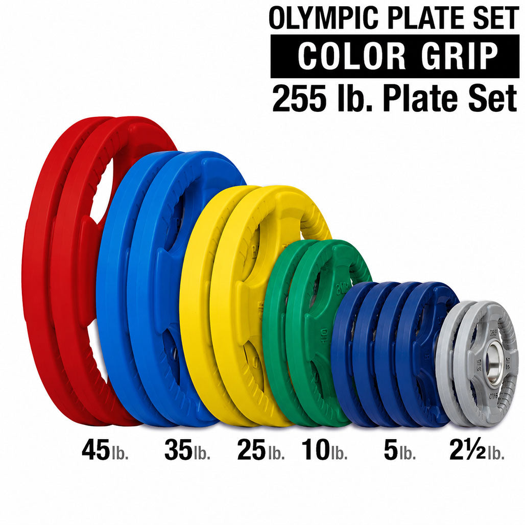 Body-Solid ORC Rubber Color Grip Olympic Weight Sets, view 3