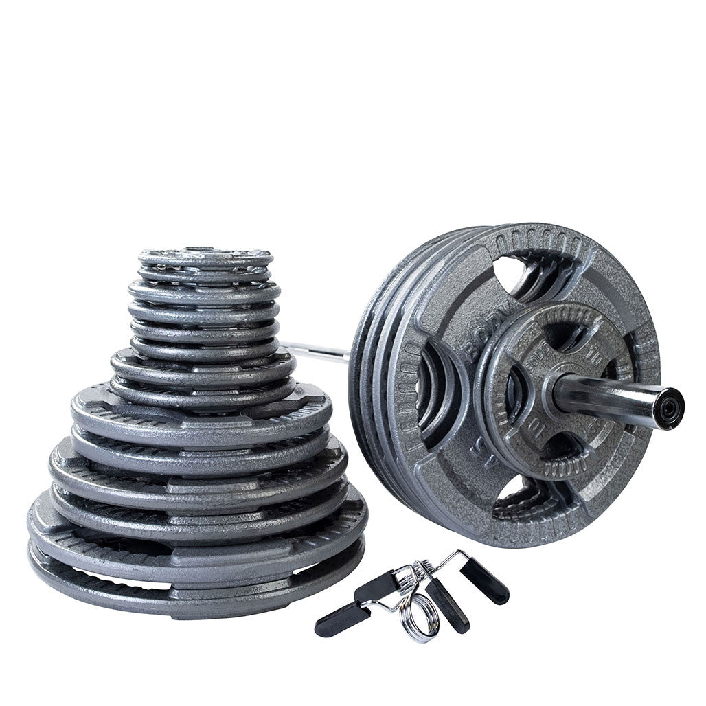 Body-Solid OST cast iron Olympic weight set with bar