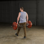 Body-Solid OTB50RH Oly Shrug Bar - Raised Handles, view 3