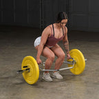 Body-Solid OTB50RH Oly Shrug Bar - Raised Handles, view 8